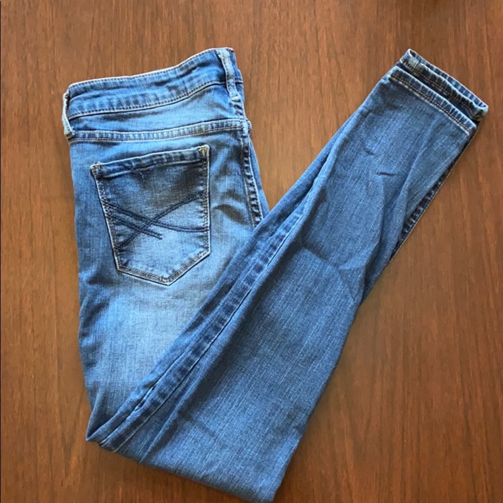 aeropostale low rise skinny jeggings | size 8